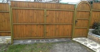 Купить распашные ворота деревянные Рубцовск, цена от 2759 руб.